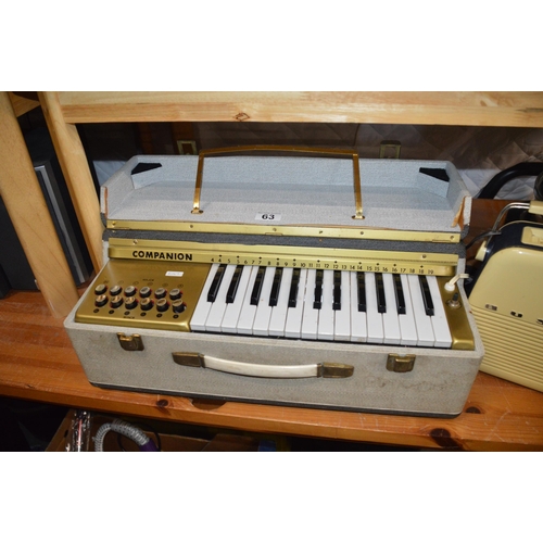 63 - Portable keyboard, organ