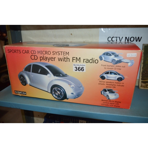 366 - CD player radio