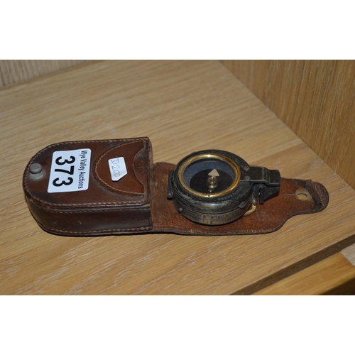 373 - Cased compass