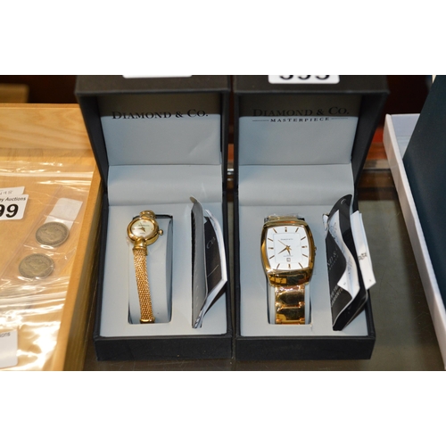 395 - 2 cased watches