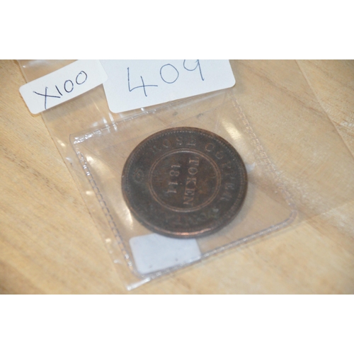 409 - Coin - 1811 penny token