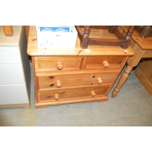 211 - Pine chest of drawers