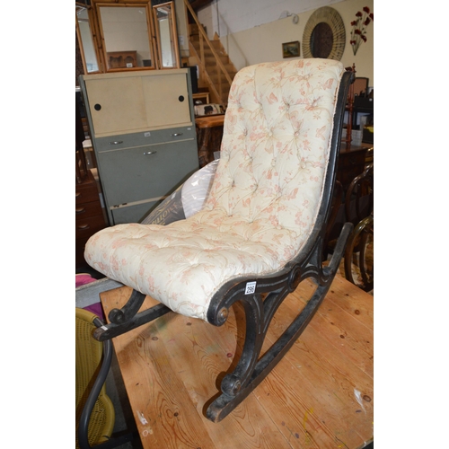 296 - Slipper rocking chair