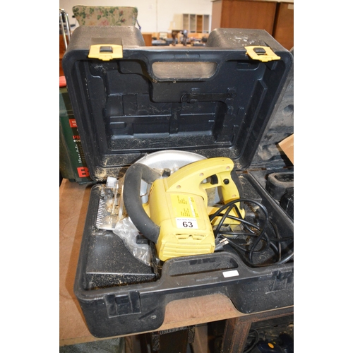 63 - Cased power saw