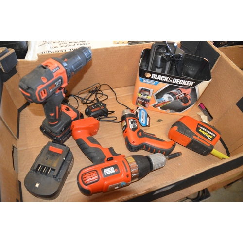 68 - Box of B&D power tools