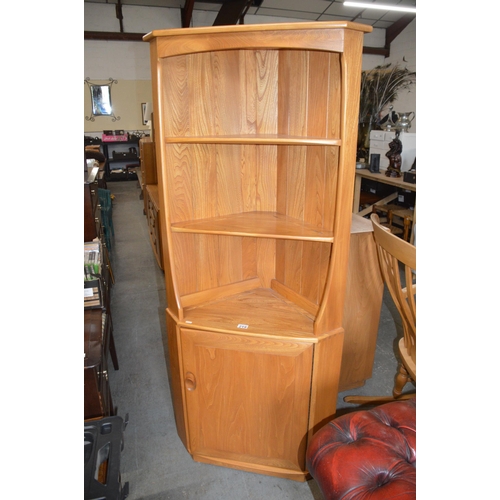 219 - Ercol corner cabinet