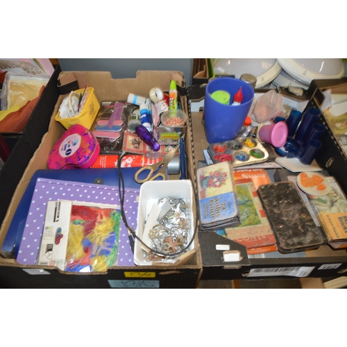 162 - 2 boxes of art/craft items