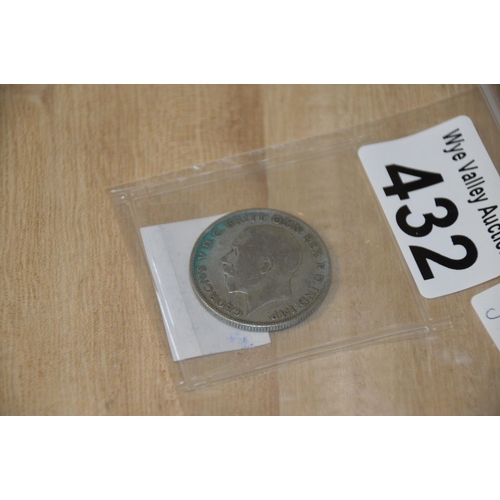 432 - 1921 George V florin