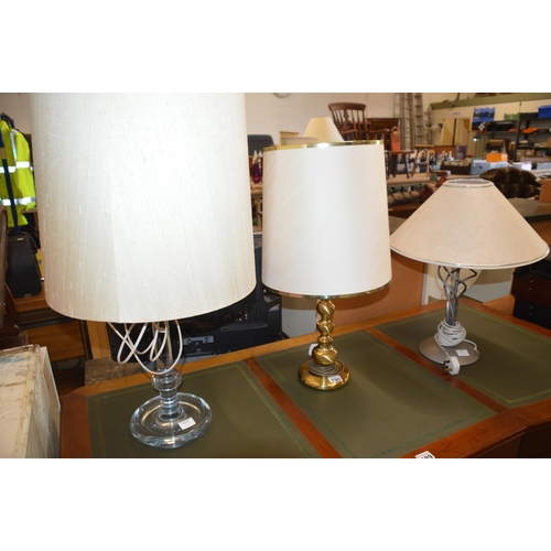 190 - 3 table lamps