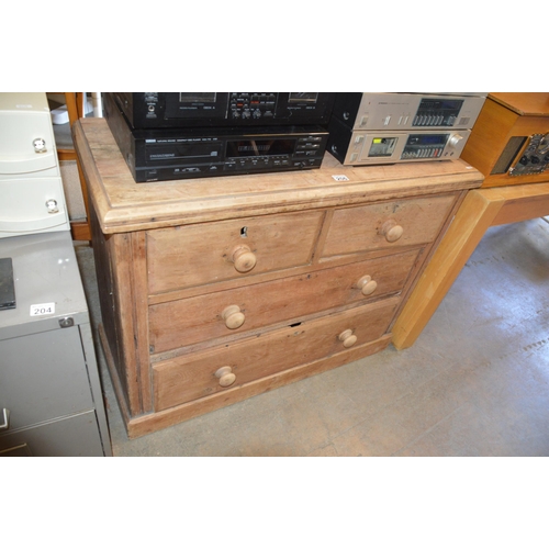 206 - Pine chest of drawers