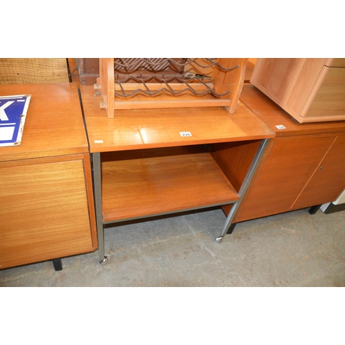 226 - Teak trolley table