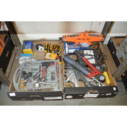 25 - 2 boxes of tools etc