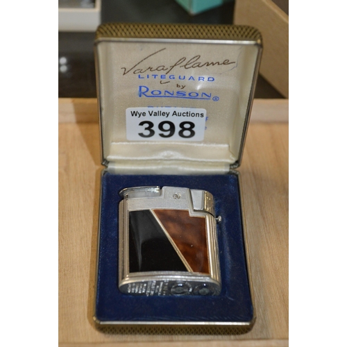 398 - Boxed Ronson lighter