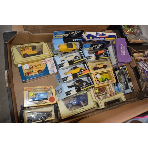 164 - Box of model cars