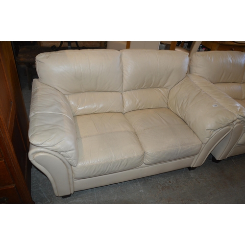 182 - Leather sofa