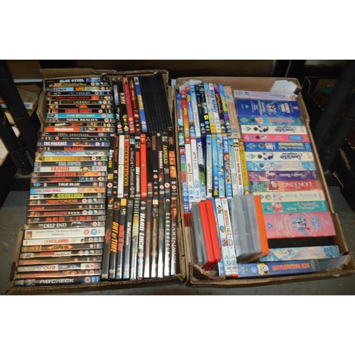 363 - 2 boxes of dvds/videos