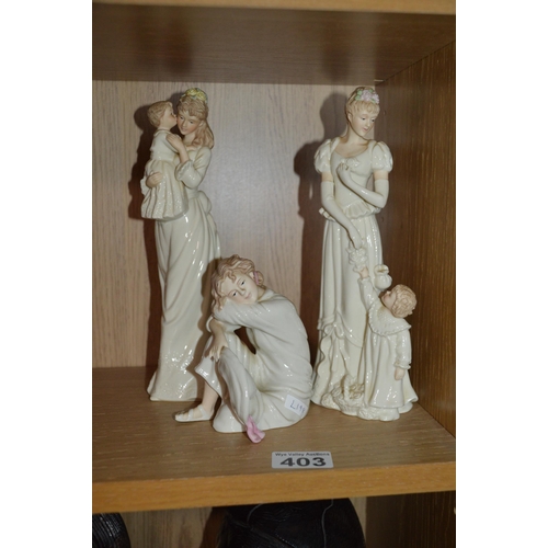 403 - 3 x Regal figurines