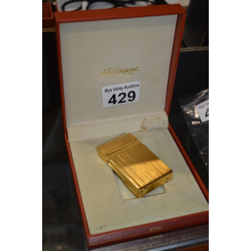 429 - Cased Dupont lighter