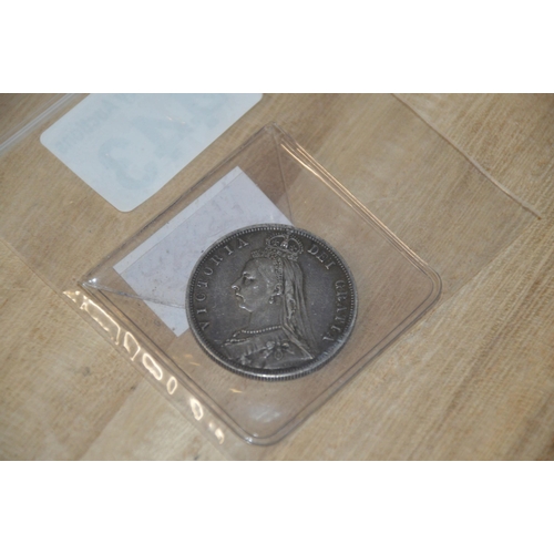 443 - Coin - 1887 half crown