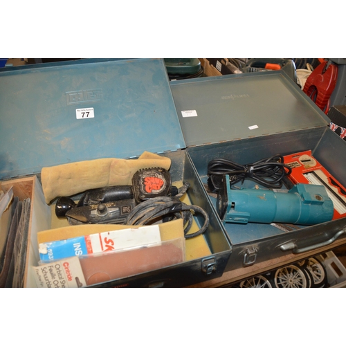 77 - 2 cased power tools