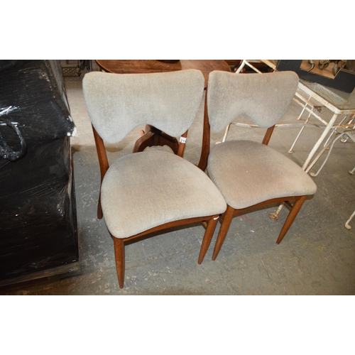 214 - pair of teak chairs