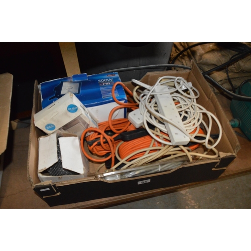 65 - box of electrical items