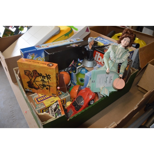 box of toys etc