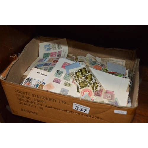 337 - box of stamps