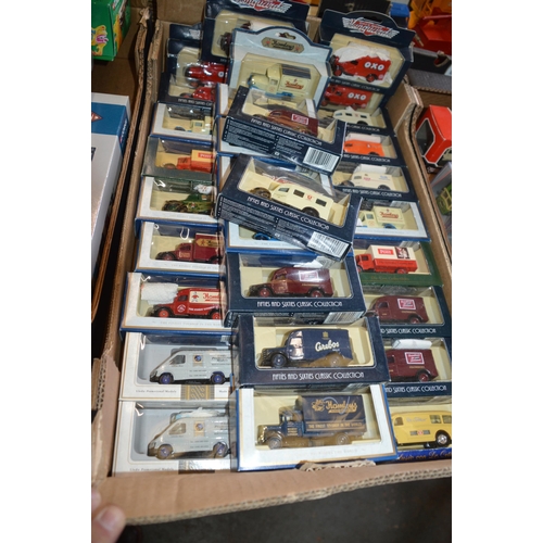 92 - qty of boxed diecast model vans