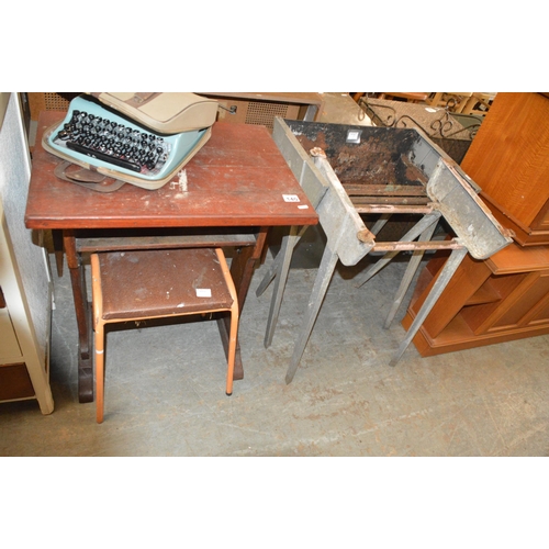 140 - qty vintage desks etc for resto...