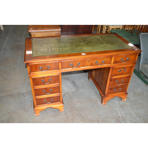 144 - leather topped desk