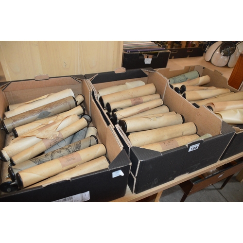 198 - 3 boxes of pianola rolls