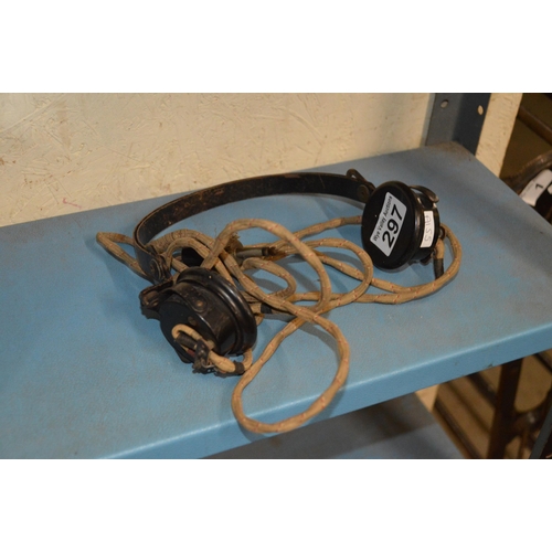 297 - vintage headset