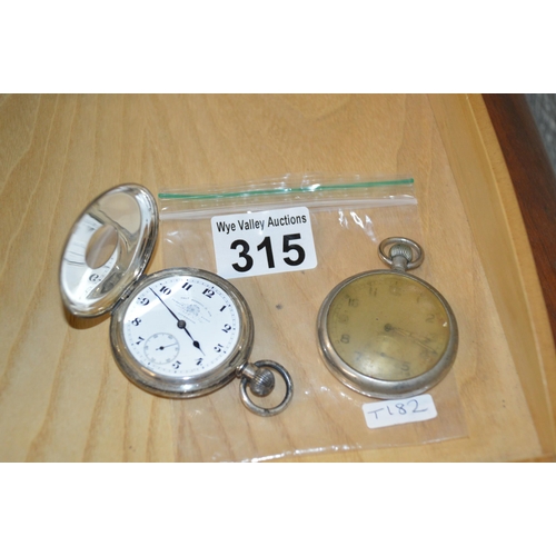 315 - 2 x pocket watches