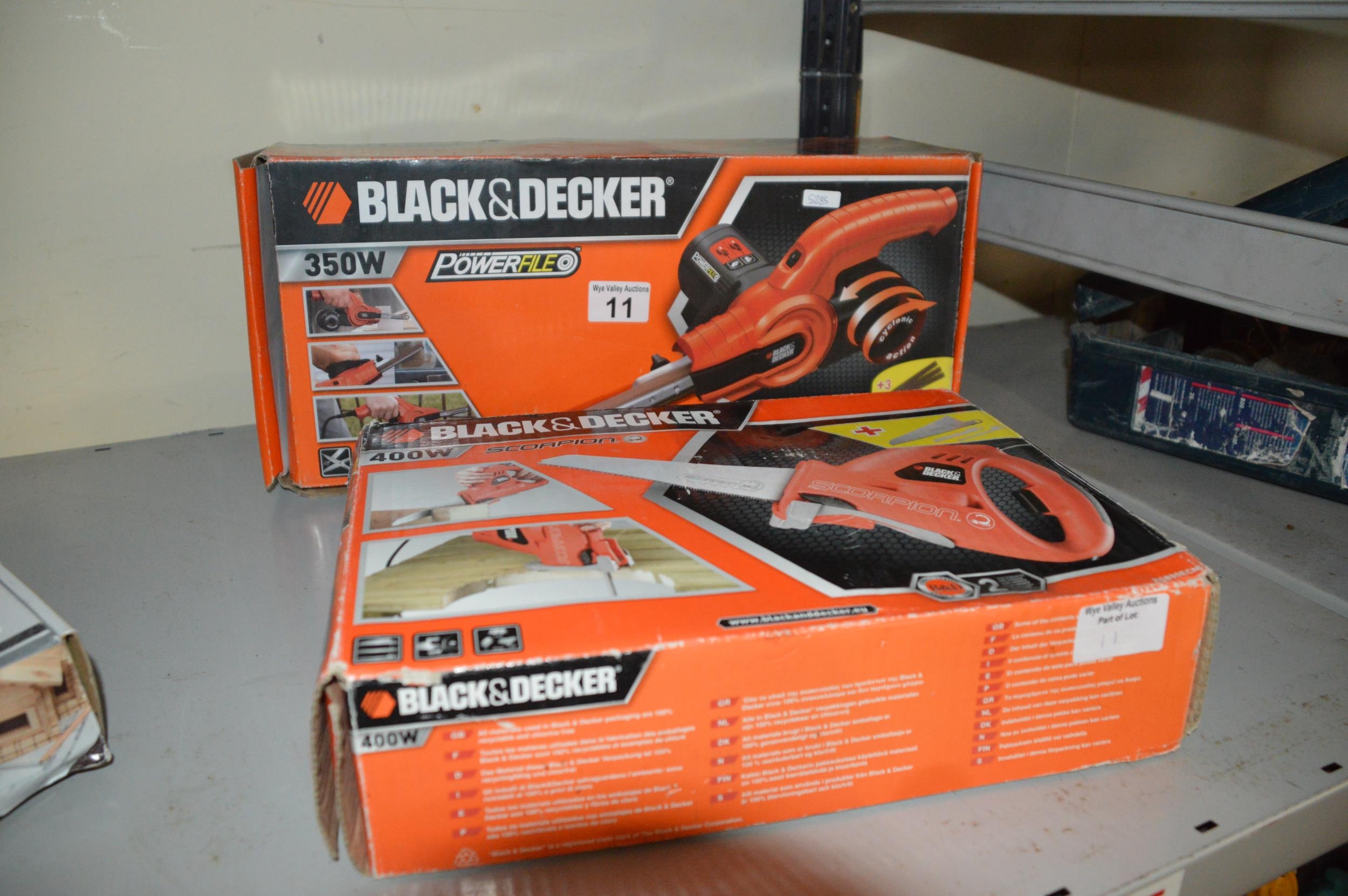 2 x B&D tools