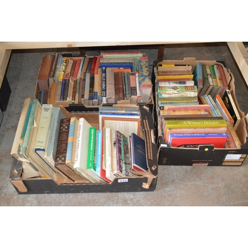 133 - 3 boxes of books