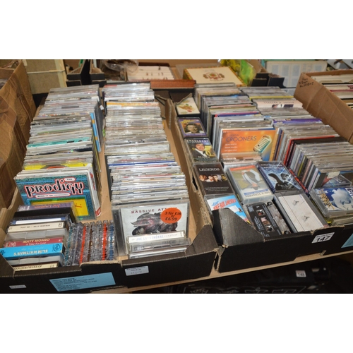 147 - 2 boxes of cds etc