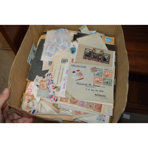 327 - box of stamps