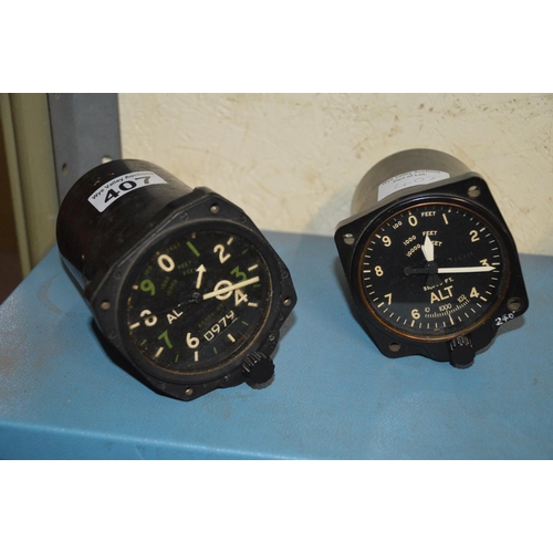 407 - 2 x altimeters