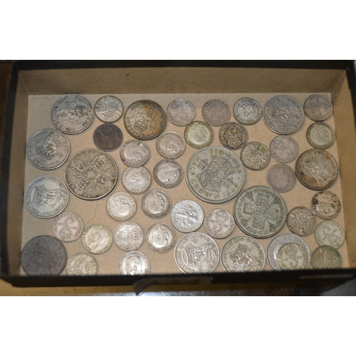 434 - tray of coins