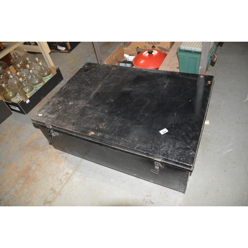 64 - large steel trunk