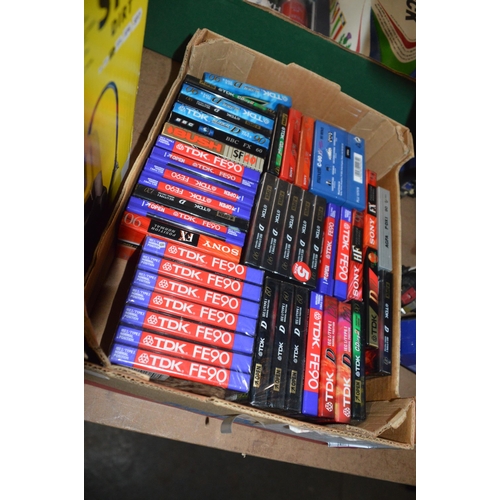 74 - box of SEALED audio cassettes