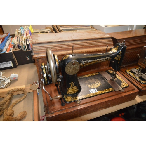 119 - singer sewing machine