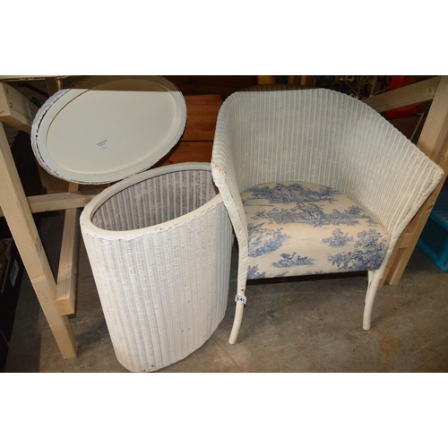 146 - loom chair & laundry bin