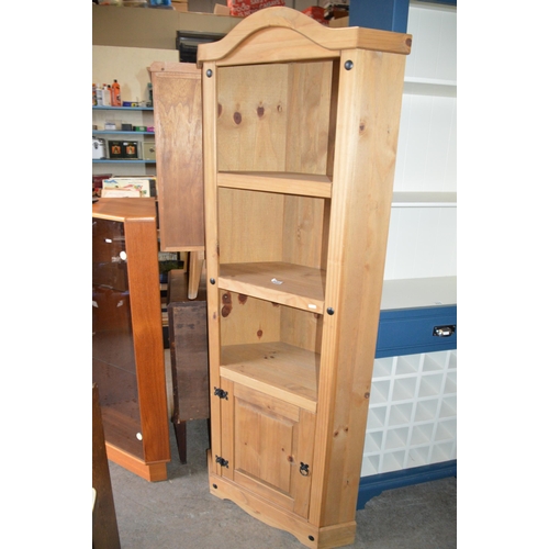 208 - pine corner cabinet