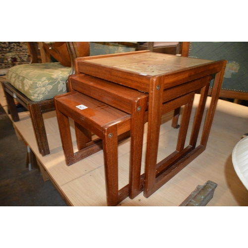 267 - teak nest of tables