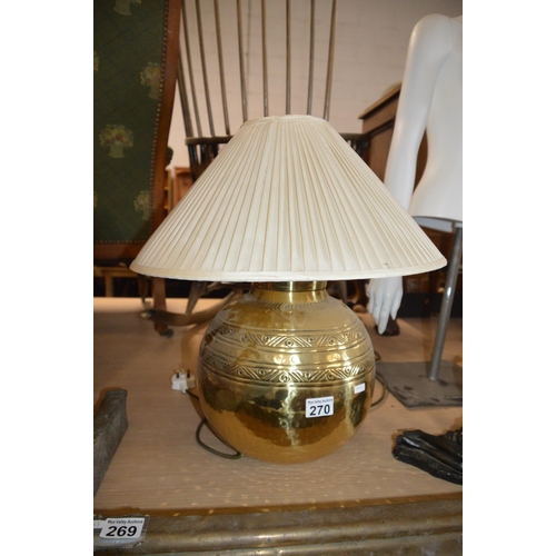 270 - brass lamp