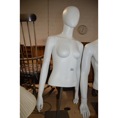 272 - female torso mannequin