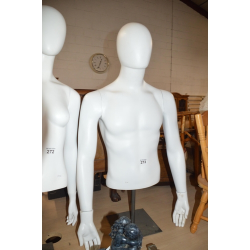 273 - male torso mannequin