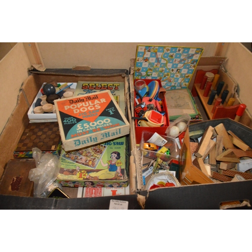 343 - 2 boxes of vintage toys